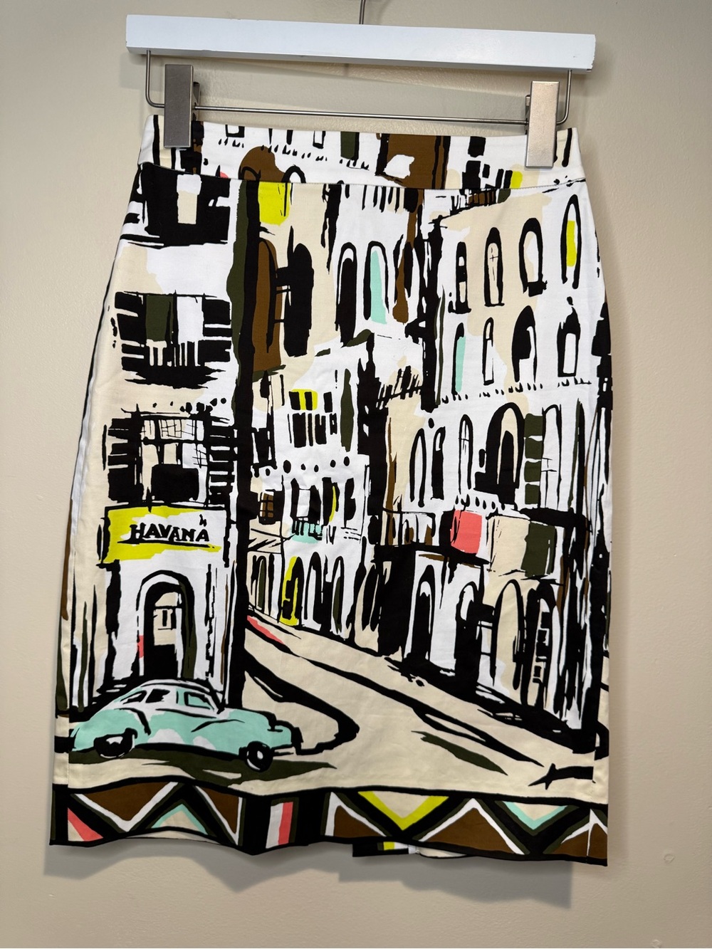 Kate Spade Havana Landscape Pencil Skirt - Picture 6 of 13